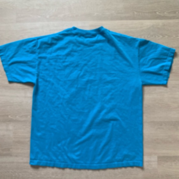 Marvel Mad Engine Shirt Y2K Heros Vs Villains Size XL Light Blue - Picture 5 of 9